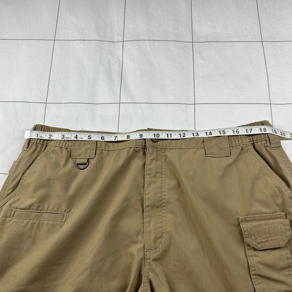 5.11 Tactical Shorts Mens 40 Tan Khaki Taclite Cargo Outdoor Active Hiking Work - Picture 5 of 9